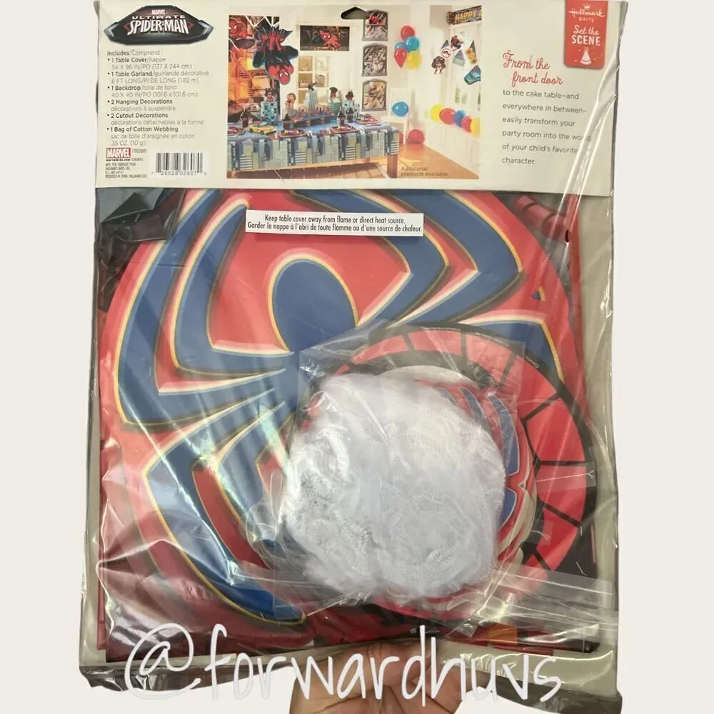 Marvel Spider-Man Hallmark Party - Party Table Decorating Kit NWT